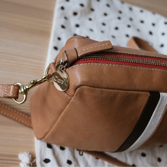 Clare V. Tan and Black Crossbody Bag - Picture 4 of 7